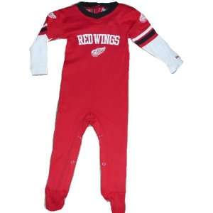 Detroit Red Wings Coverall Creeper Baby Infant 12 Month  
