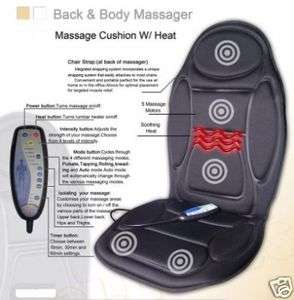 Z1S   SEAT MASSAGER WITH HEATED BACK AND REMOTE CONTROL  