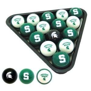   State Spartans Officially Licensed Billiard Balls
