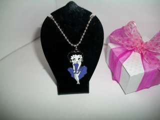 Betty Boop Charm/ Ball Chain Necklace W/Gift Box U choose style  
