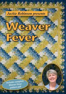WEAVER FEVER Jackie Robinson Quilt Block Design NEW DVD  