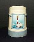   Knight Ltd Painterly LIGHTHOUSE Bath TUMBLER Cup Sailboat Ocean