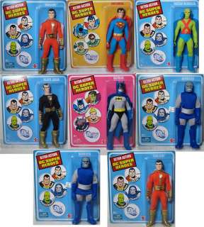   Action Super Heroes CASE of 8 BATMAN SUPERMAN Shazam martian manhunter