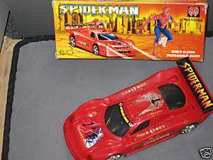 Battery Operated Spiderman Car Bump/Go Sounds Lights  