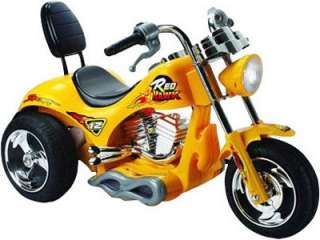 Big Toys Red Hawk Kids Motorcycle Battery Powered Ride On Toy 12V in 