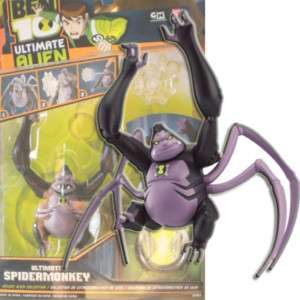 BANDAI Ben 10 Ultimate Alien Spidermonkey Action Figure  