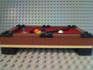 LEGO RED POOL TABLE Billiards 8 Ball City Cue Town Sports Beer Bar 