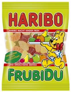 haribo frubidu sour refreshing with fruit juice 1 bag total 175 gr