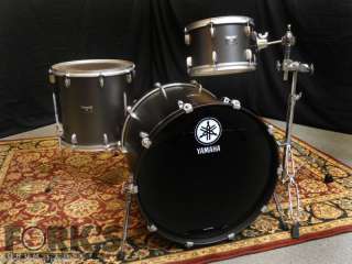 New Yamaha Rock Tour Custom 3pc drum set// Black Matte  