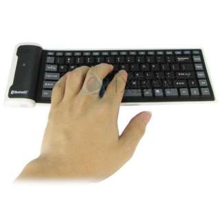 Waterproof Soft Silicone PC Wireless Bluetooth Keyboard  