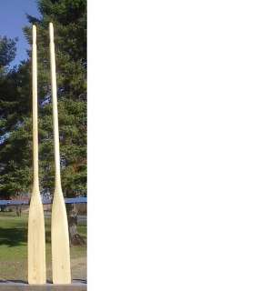 EXCELLENT Pair WOODEN OARS 96 Paddles 8 Boat NEW  