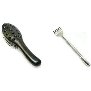   Tingler Therapeutic Head Scalp Massager and Telescoping Back Scratcher