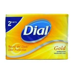  Dial Antibacterial Deodorant Bar Soap Gold 3.2oz Beauty