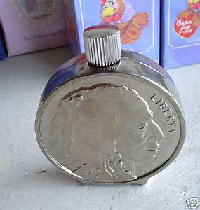 Vintage Avon Bottle Buffalo Nickel FULL LOOK  