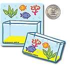 15 Make Your Own FISH TANK AQUARIUM Sticker Party Goody Loot Bag 