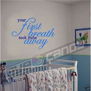 Your FirstWall Words Sayings Quote Childs Room Decor  