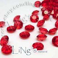 500 Red Diamond Confetti 2CT Wedding Shower Party Decor  