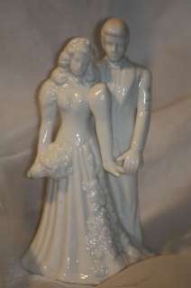 Bride & Groom Porcelain Wedding Cake Topper 899  