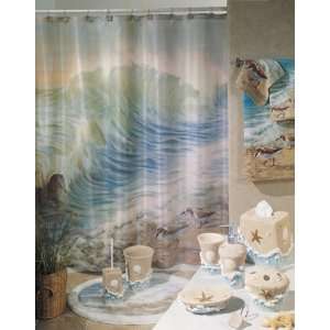   SHOWER CURTAIN fabric bath accessory home decor