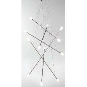 LBL Batons HS2061210FRSC Low Volt 12LT 120w (42H x 24W) Chandelier 