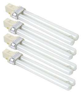watt UV Replacement Bulb Gel Lamp   4pk  