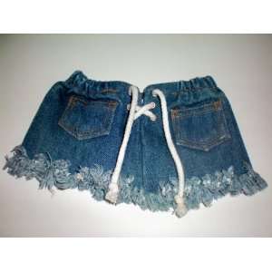 Build a Bear Workshop Denim Skirt w/ Pockets and Opening in Back Seam 