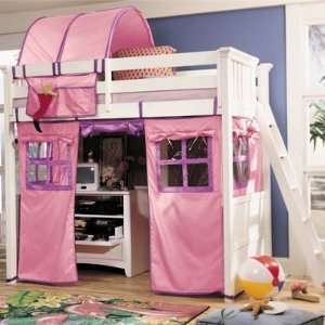  Getaway Pink/ Purple Full Loft Bed Tent Kit   343 T335