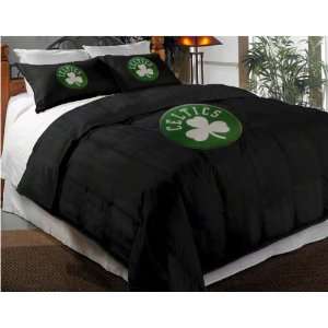 Boston Celtics Applique Full Twin Comforter Set with Shams  