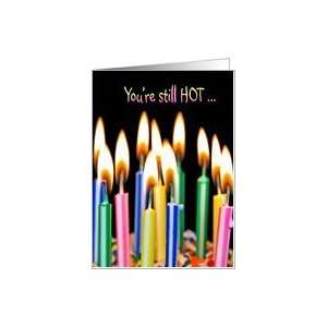 birthday, cake, candle, humor Card
