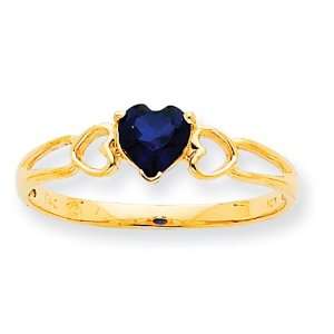  14k Sapphire Birthstone Ring Jewelry