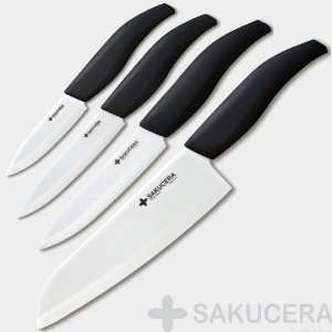  3 + 4 + 5 + 7 Inch Sakucera Ceramic Knife Chefs 