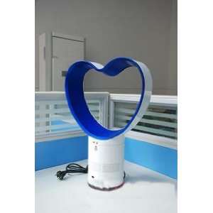  Heart Shaped Bladeless Desktop Fan,with Remote Control,12 