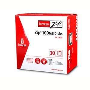    NEW Zip 100MB 10pk Sleeve PC/MAC (Blank Media)