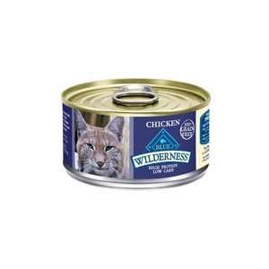  Blue Buffalo Wilderness Chicken Recipe Canned Cat Food 