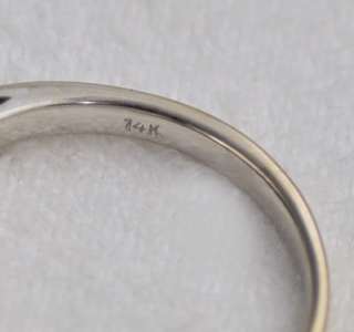 Engagement Diamond 14k WG Gold 1 Carat Sapphire Ring  