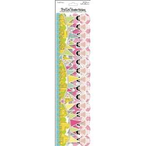  Paper Doll Cardstock Border Stickers 