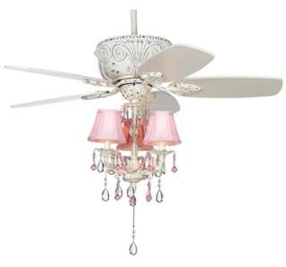 43 Casa Deville Pretty in Pink Pull Chain Ceiling Fan