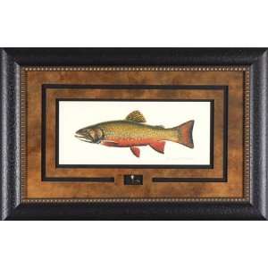  Brook Trout w/ Fly Joesph Tomelleri 29x19 Gallery Quality 