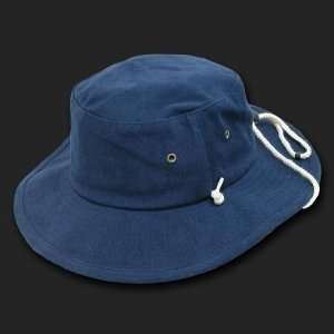 NAVY BLUE AUSSIE BUCKET HAT HATS WITH DRAWSTRING LRG/XL 