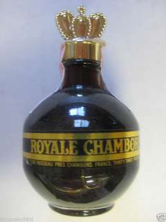 Royale Chambord Liqueur 3 1 45 Vintage Miniture Bottle  