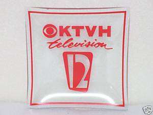 KTVH CHANNEL 12 WICHITA CBS TV STATION SOUVENIR ASHTRAY  