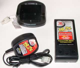 New Bright 19.2 Volt Battery Pack Charger Base and Power Supply  