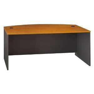  New Bush WC72446   Series C Bow Front Desk, 71w x 36 1/8d 