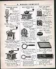 1920 ad Crystal National Union Enterprise Coffee Mills Grinders Apple 