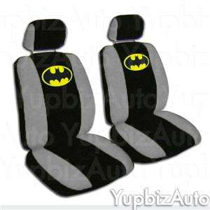 15PC Batman Logo Car Seat Covers Steering Wheel Set NEW  