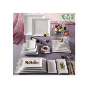  CAC China Kingsquare 12 Square Plate   Case  12 Kitchen 