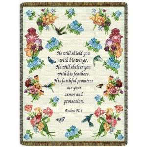  Psalm 914 Hummingbirds Throw LC10157