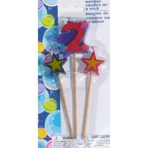 Number Birthday Cake Candles / Toppers / Decorations / Kit 