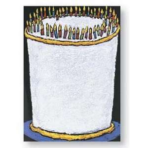  Masterpiece Birthday Cake Flat Card   5.5 x 7.75   20 