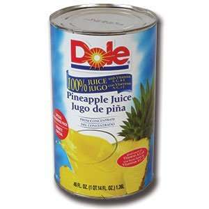 Canned Pineapple Juice 12   46 oz. Cans Grocery & Gourmet Food
